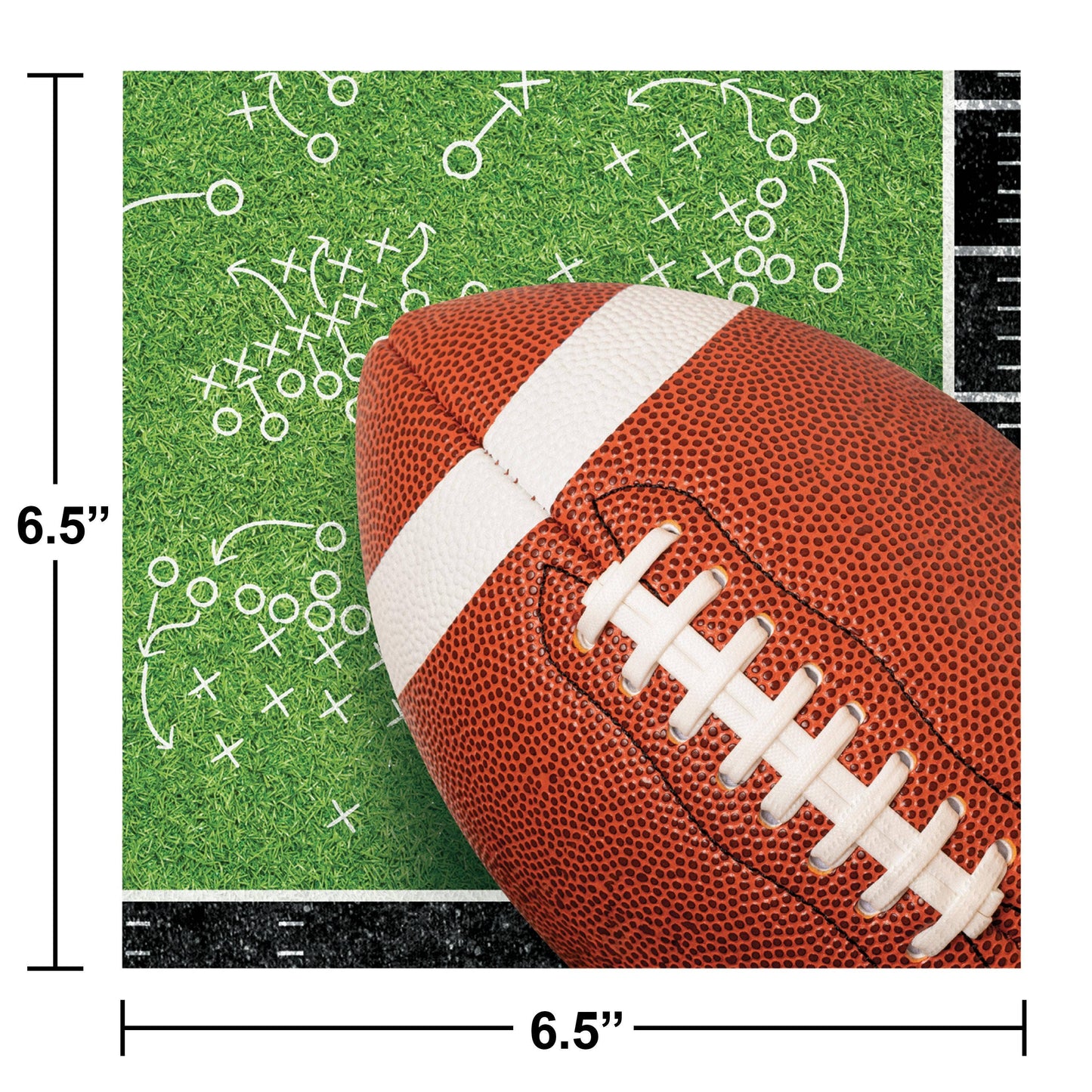 Bulk Party Decor - Football Kick Off 2Ply Luncheon Napkin, 16/Pkg