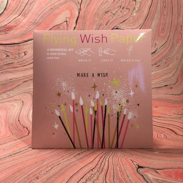FLYING WISH PAPER ® - MAKE A WISH BIRTHDAY / Wish-Making Kit / 15 WISHING PAPERS™
