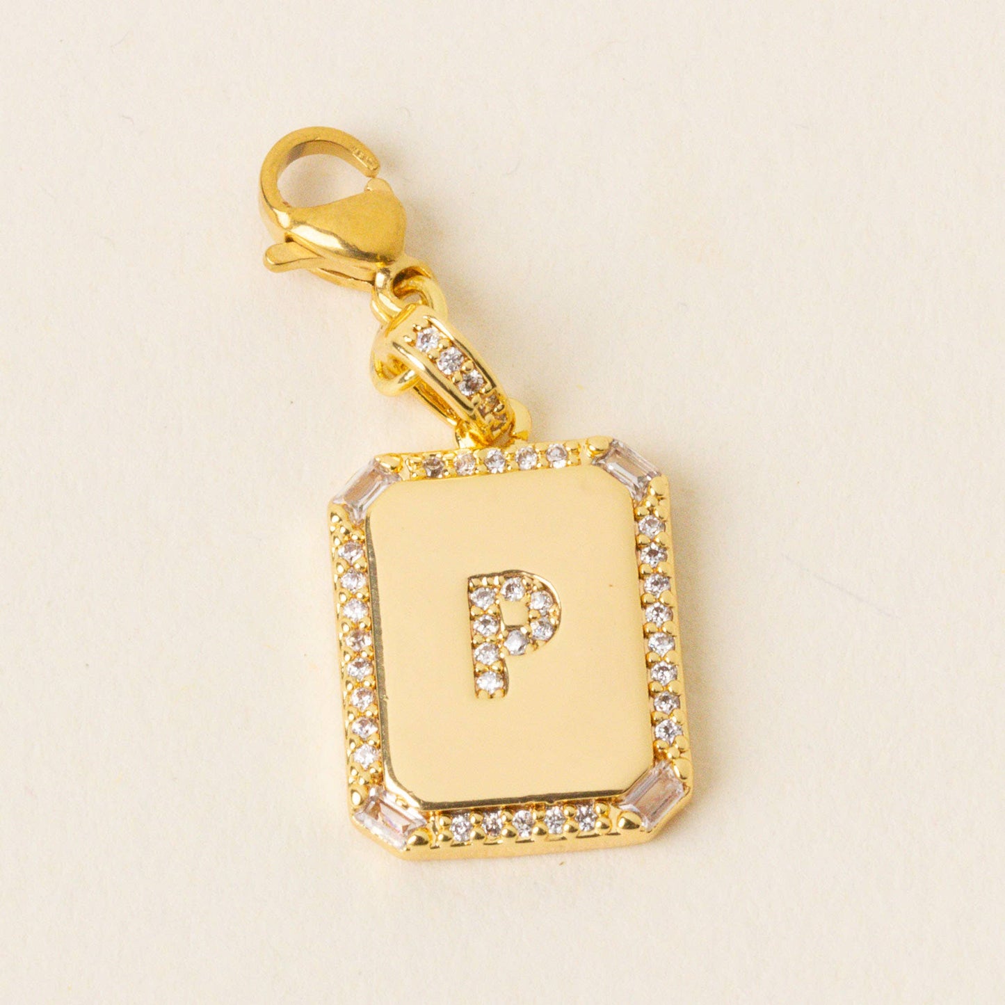 The Darling Effect - Jewelry Charm Initial Letter Gold-P