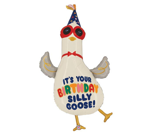 It's Your Birthday Silly Goose Mylar Balloon 42"