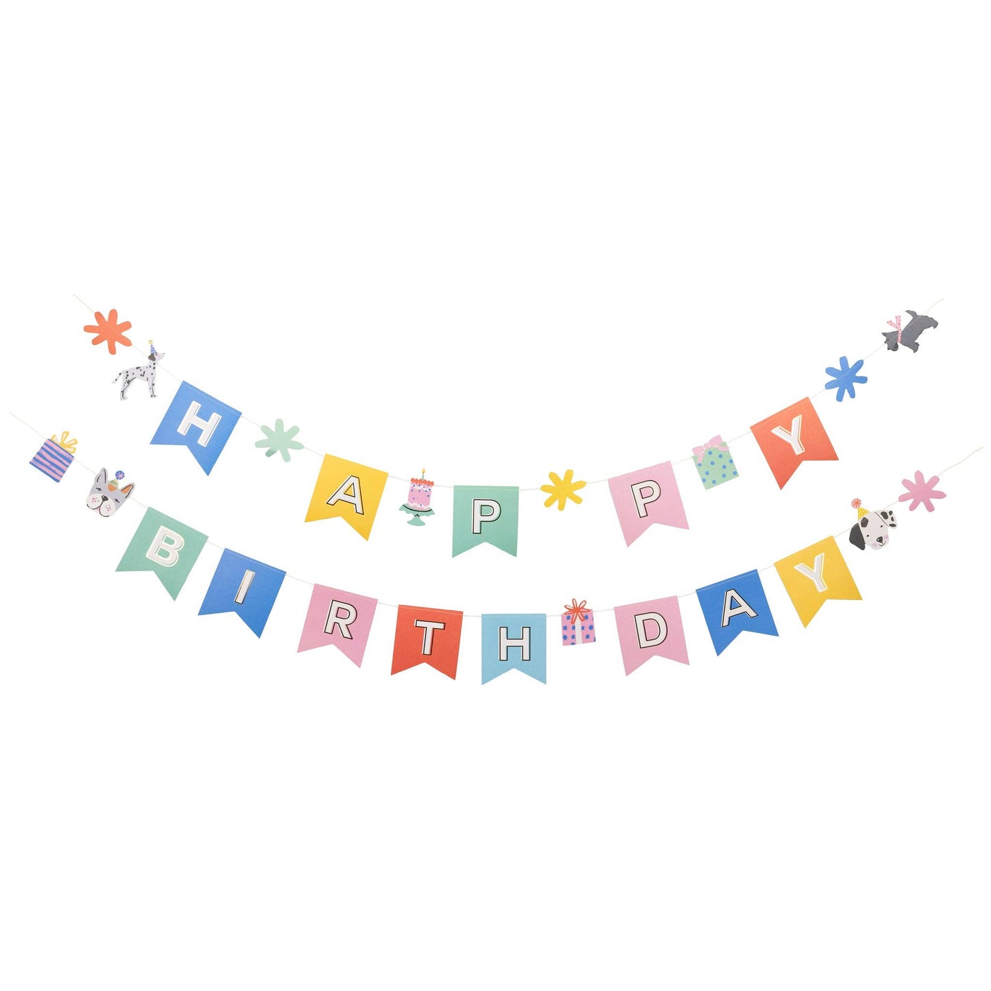 Happy Birthday Banner - Dog Theme