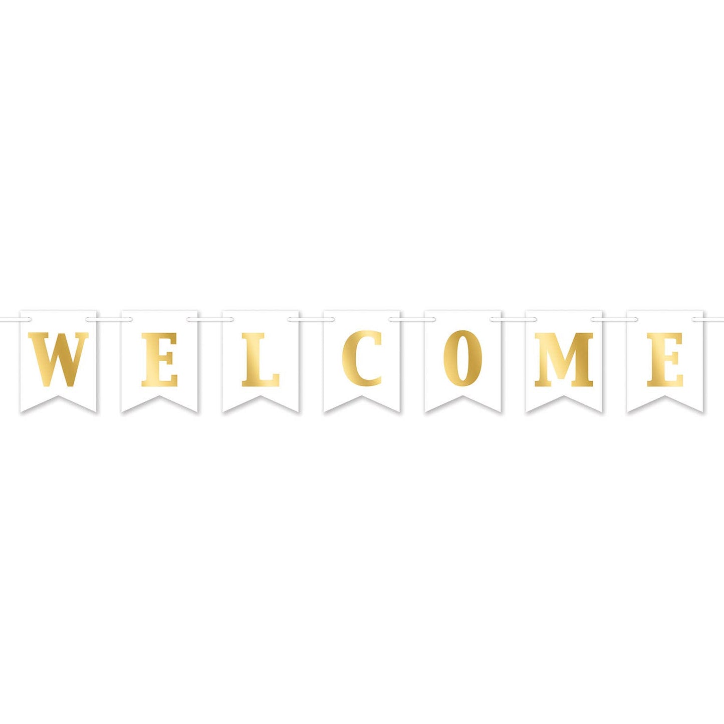Foil Welcome Streamer
