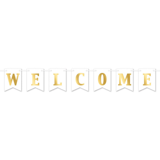 Foil Welcome Streamer