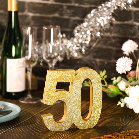 50th birthday centerpieces