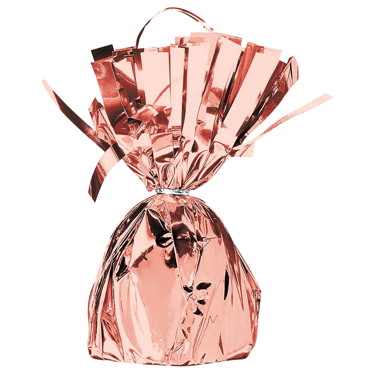 Beistle - Rose Gold Metallic Wrapped Balloon Weight , 6 oz