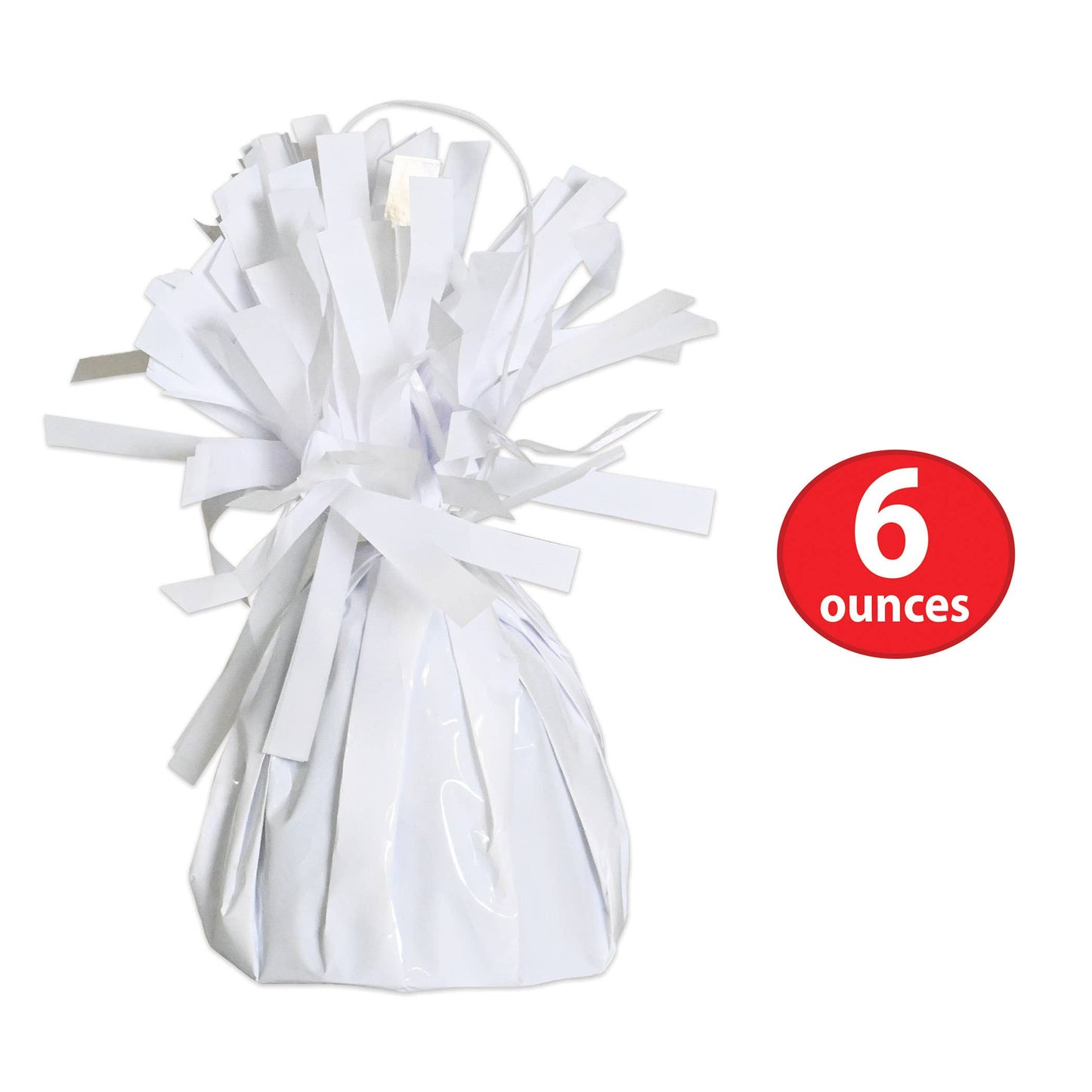 White Balloon Weight, 6 Oz
