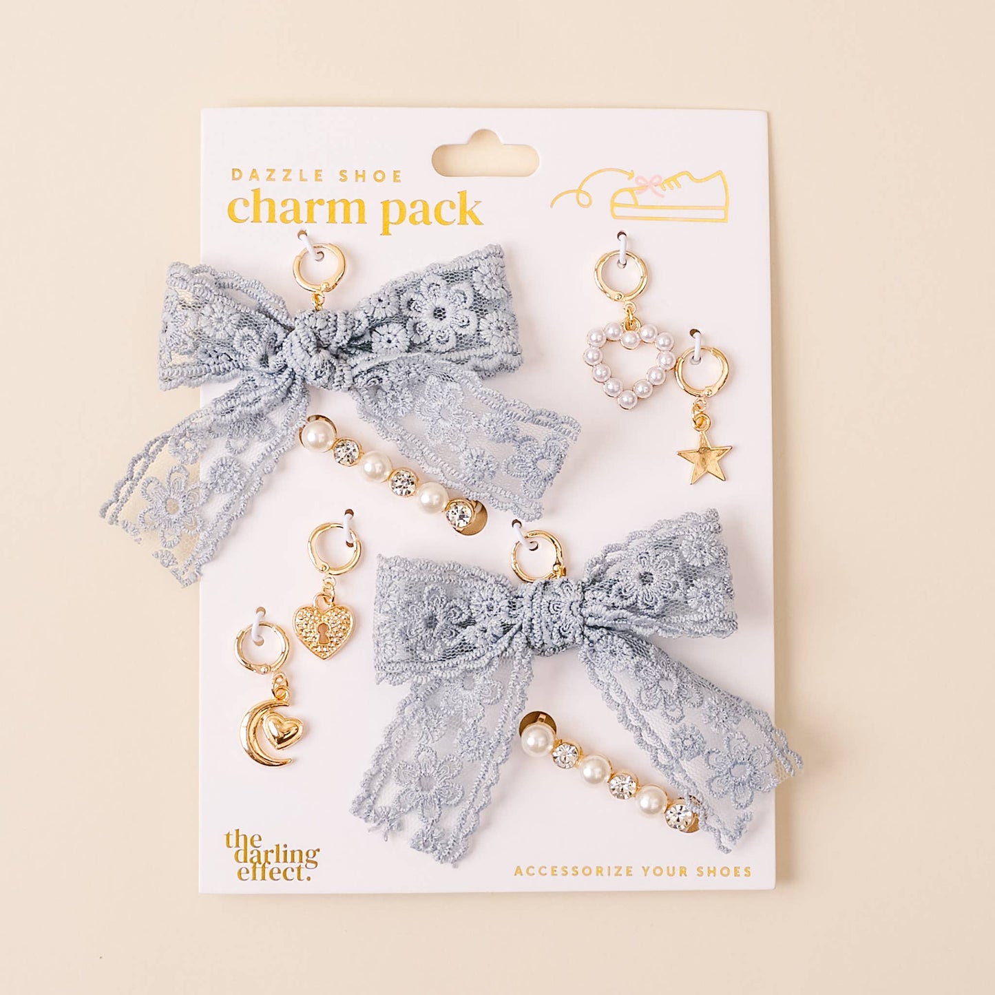 The Darling Effect - Dazzle Shoe Charm Pack-Stardust