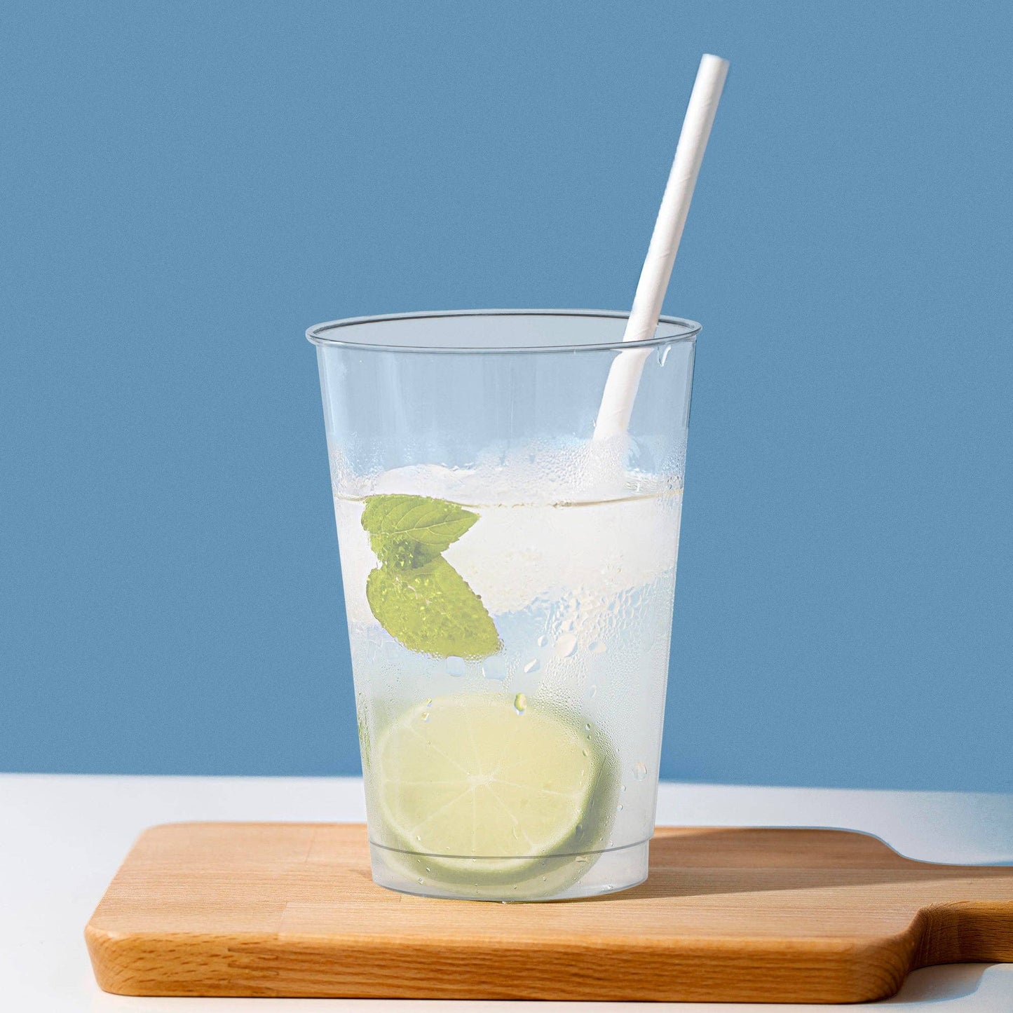 12 oz. Clear White Disposable Plastic Party Cups