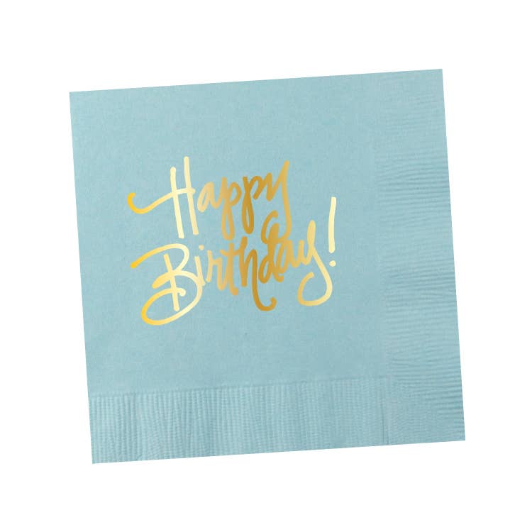 Happy Birthday! (16 colors) | Napkins: Lavender