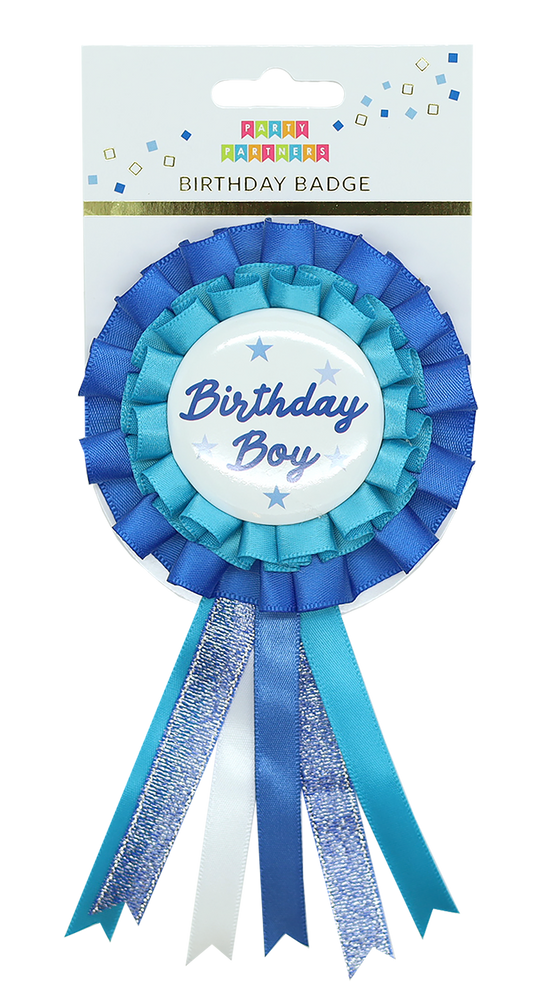 Birthday Boy Satin Badge