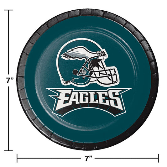 Philadelphia Eagles Paper Dessert Plates, 8 ct