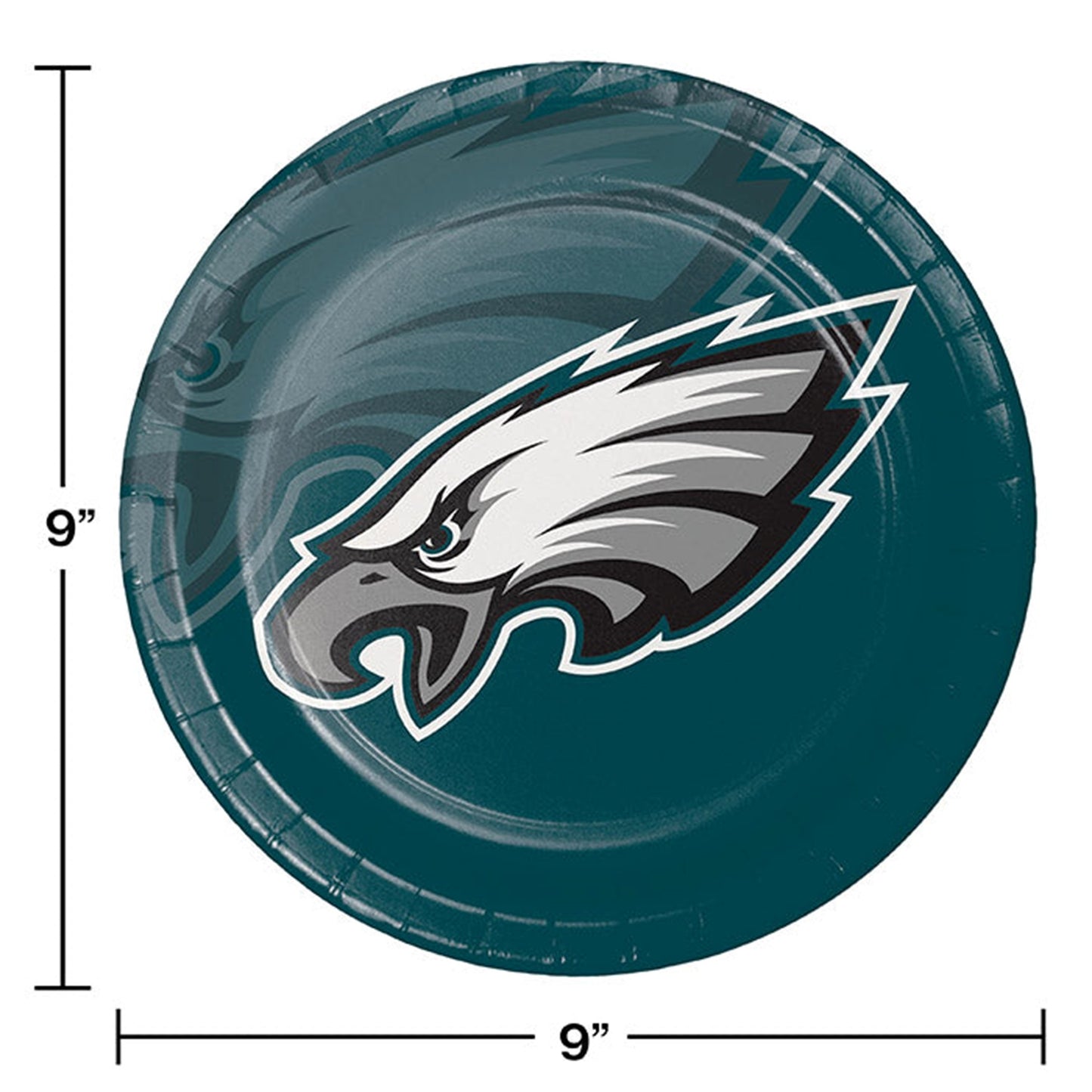 Philadelphia Eagles 8.75 inch Paper Plates, 8 ct