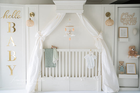 Hello Baby Backdrop - Rental