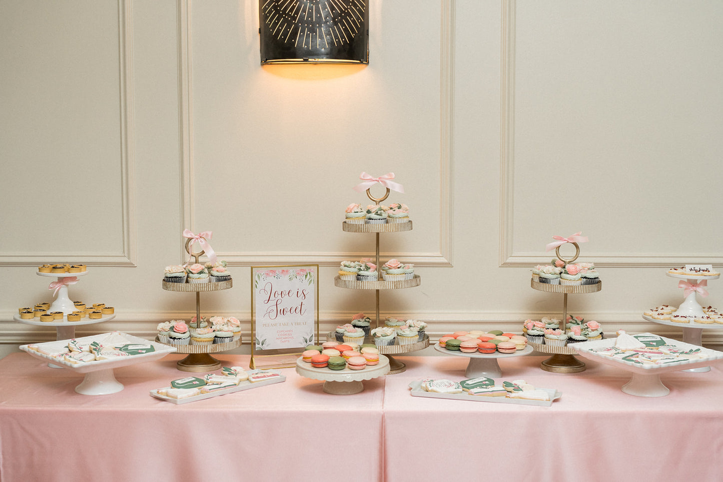 White Dessert Display Set - Rental