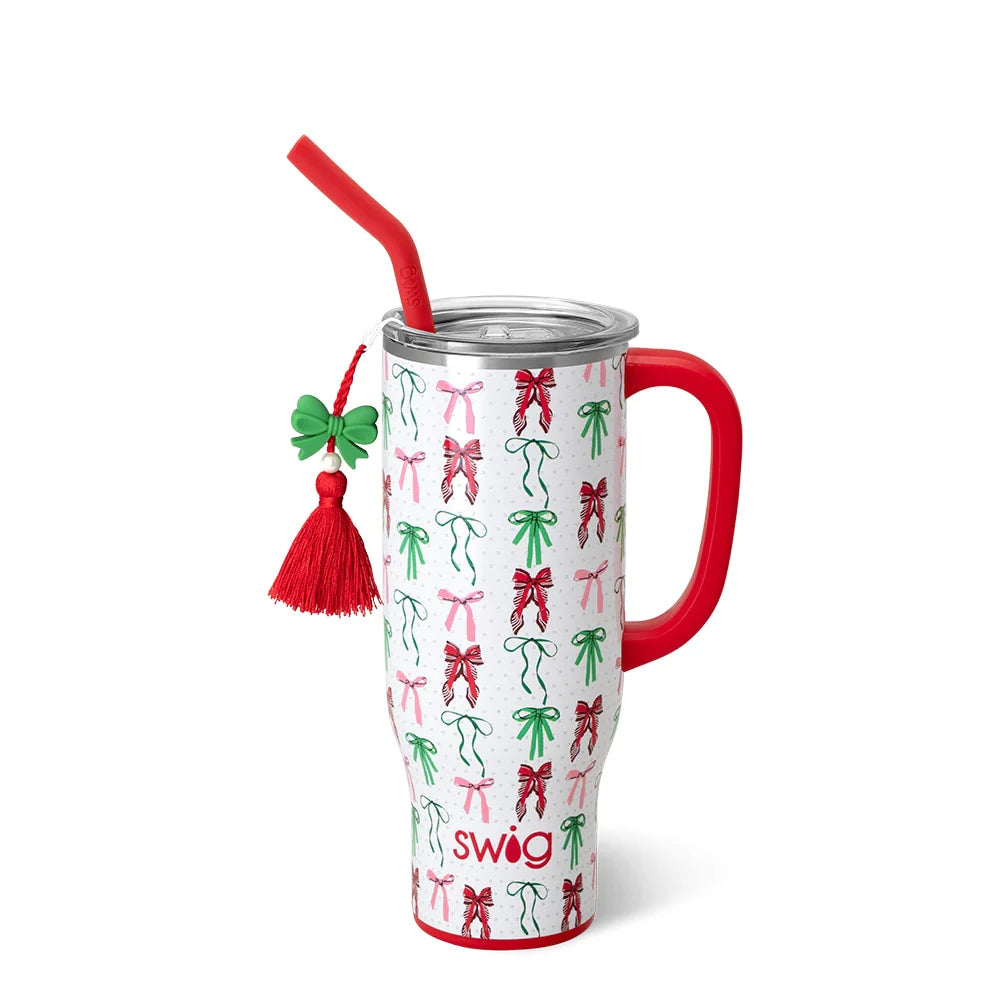 RIBBONS AND BOWS - Mega Mug 30oz Swig