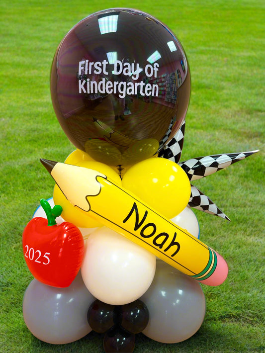 Back To School Balloon Arrangement - Customizable