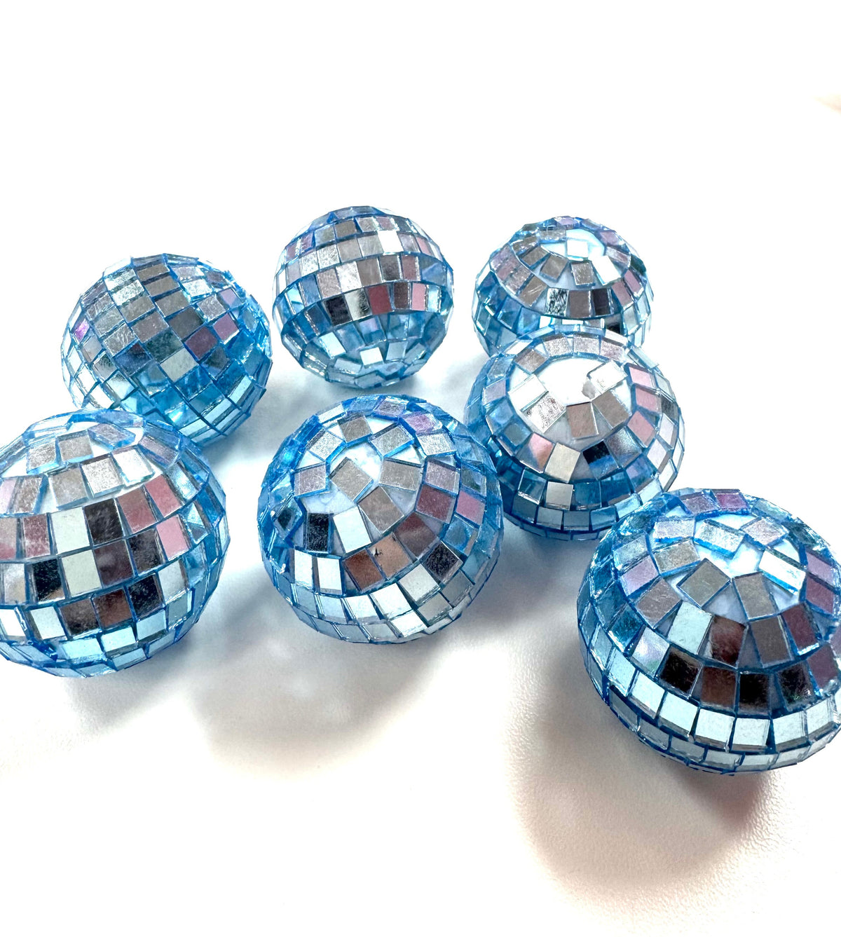 A pack of Small Disco Balls (Blue)