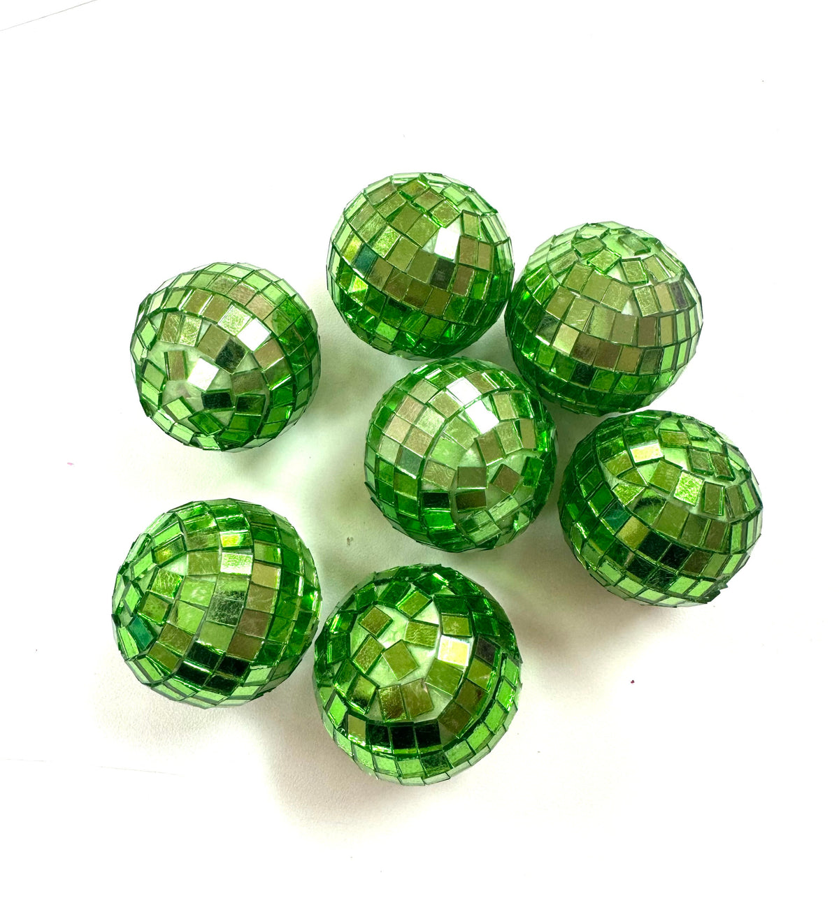 A Pack of Small Disco Balls (Green)