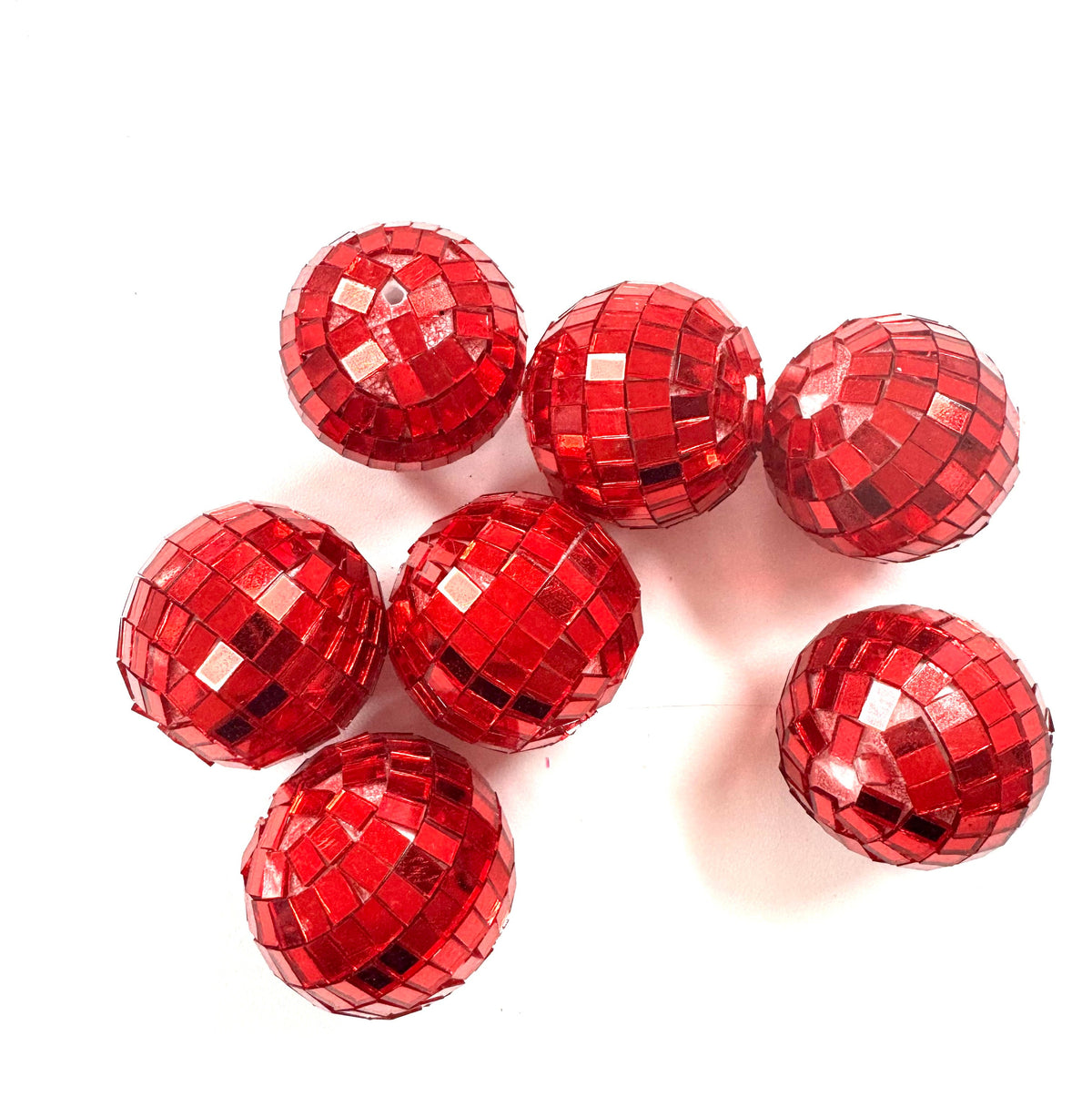 A Pack of Small Disco Balls (Red)