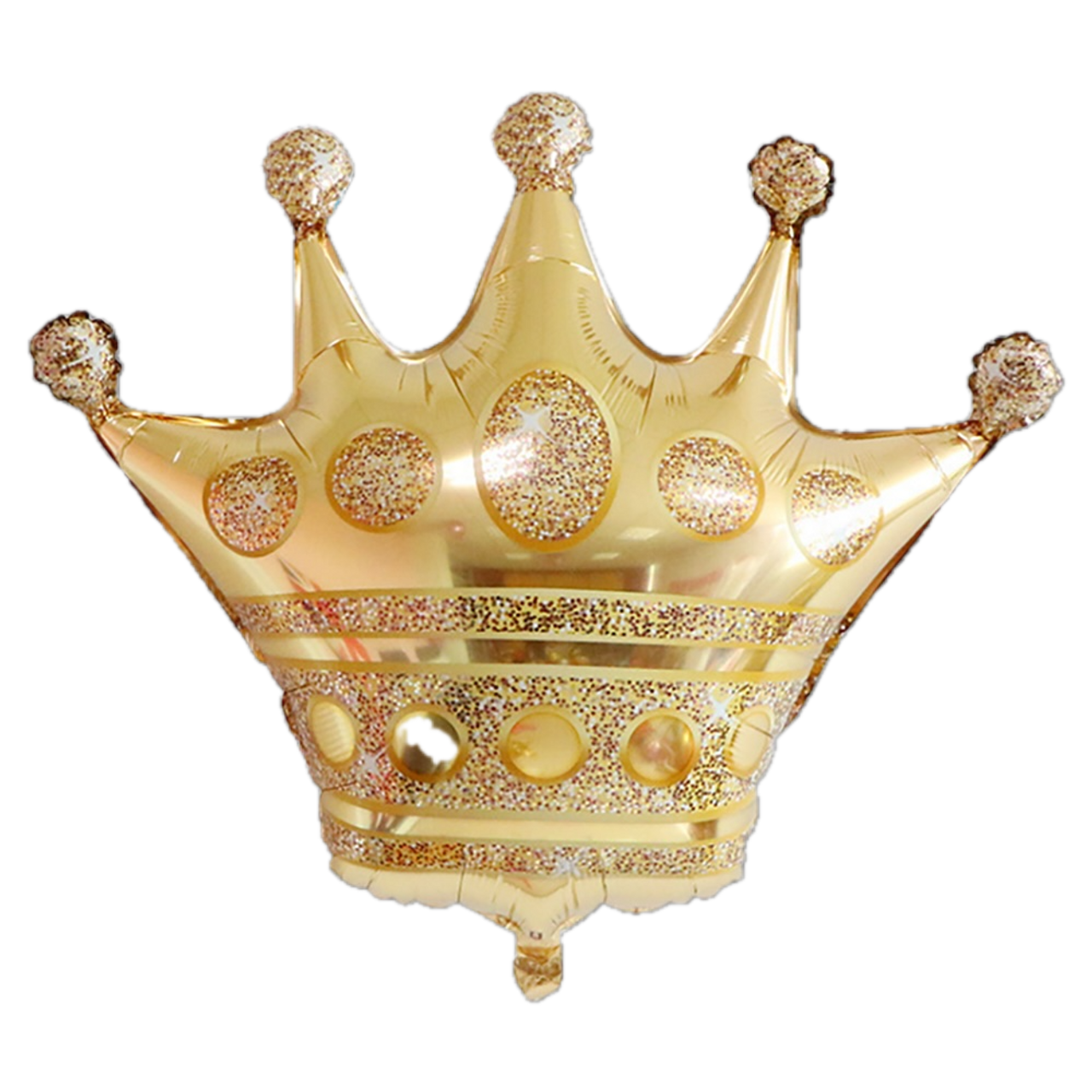 23" Crown Gold Mylar Balloon