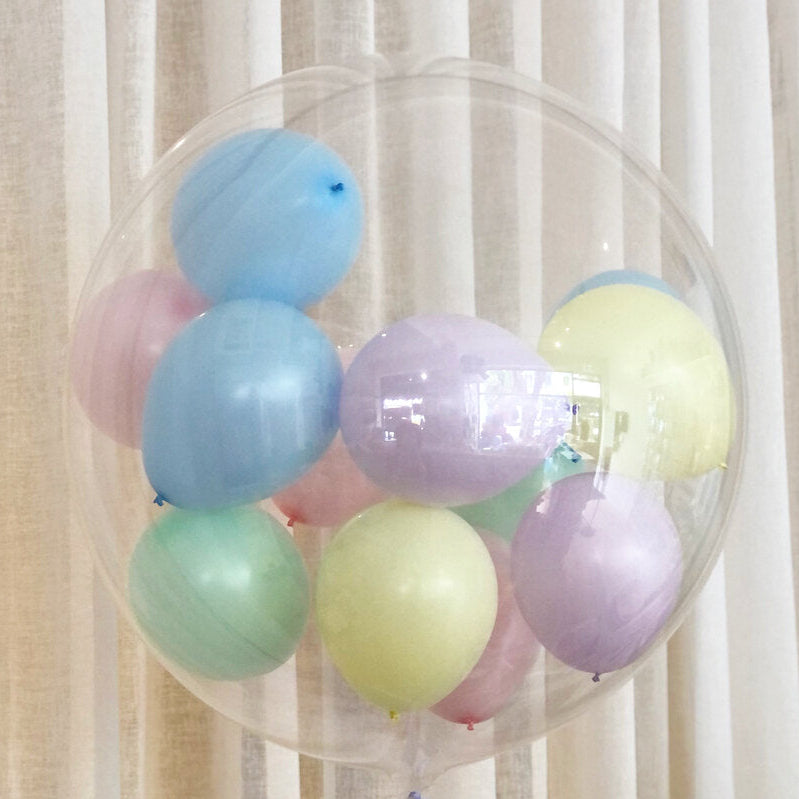 Pibble Balloon Bubble Balloon Customized – Party with Peonies