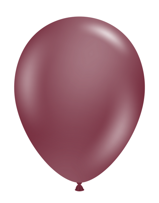 Burgundy Latex Balloon