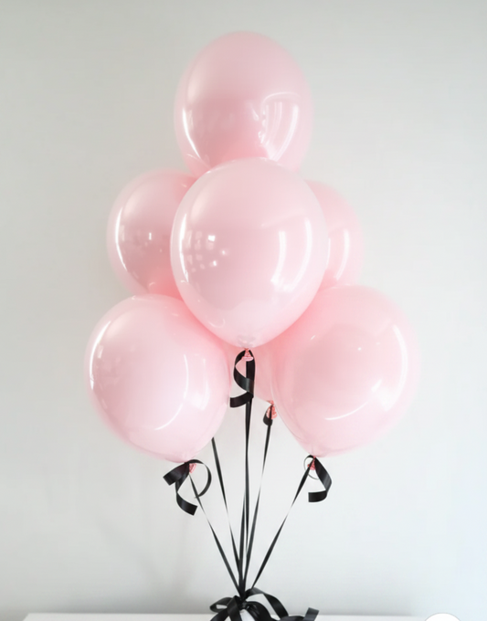 Glass Balloons With Satin Ribbons
