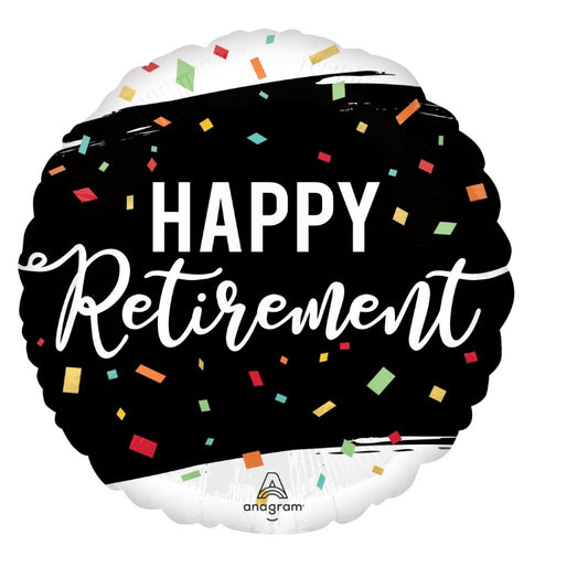 Standard Retirement Mylar Balloon