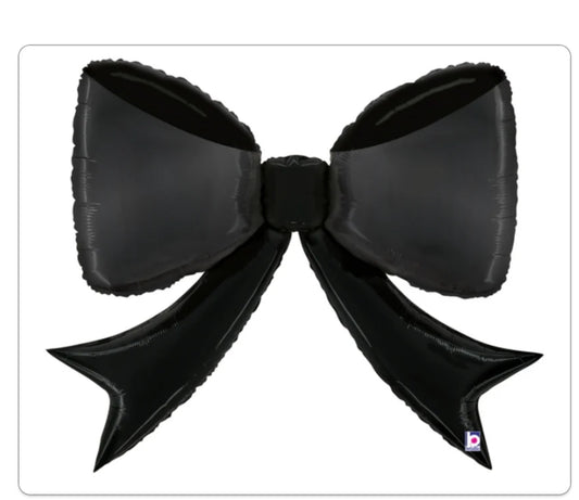Black Bow 41 inch Mylar Balloon