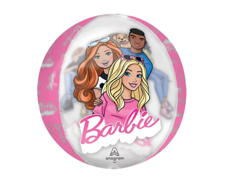 Orbz Barbie and Friends Mylar Balloon