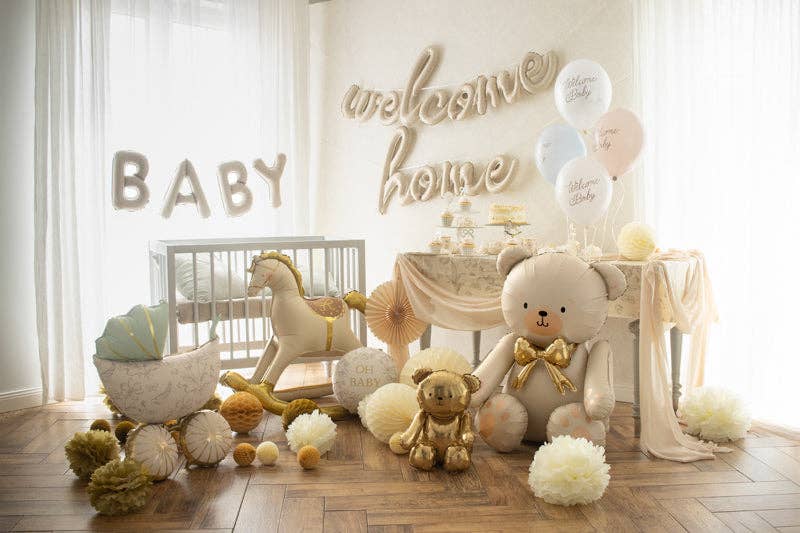 Oh Baby Round Mylar Balloon 18 in.
