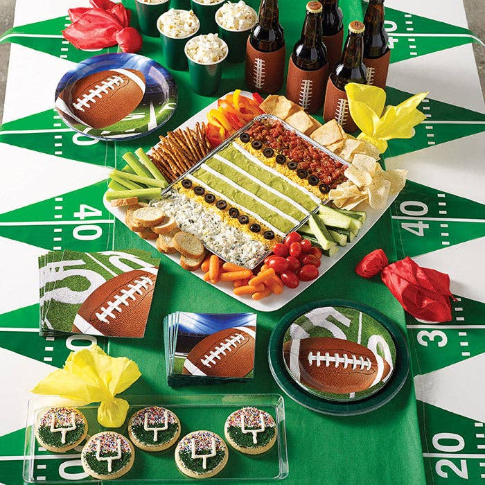 Bulk Party Decor - Football Party Paper Dessert Plates, 8/Pkg