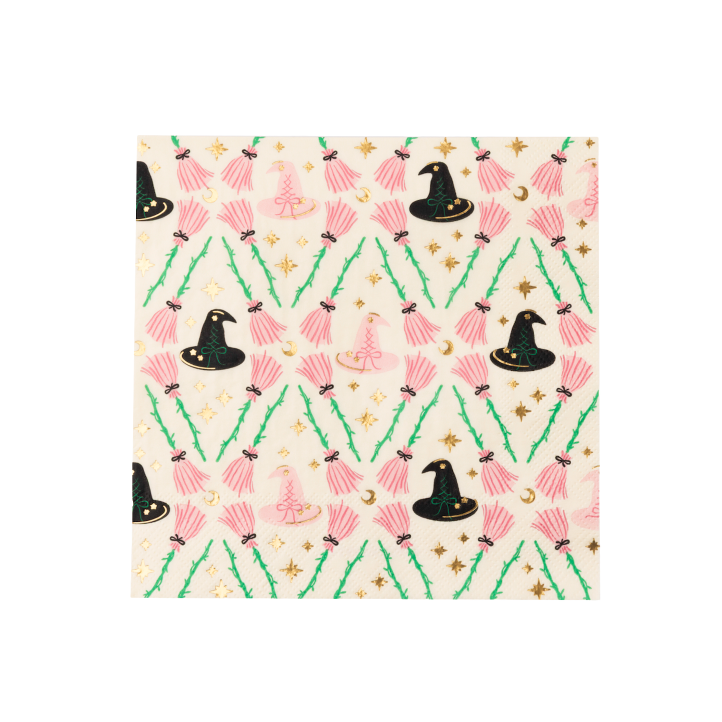 WITCH HAT & BROOM LARGE NAPKINS
