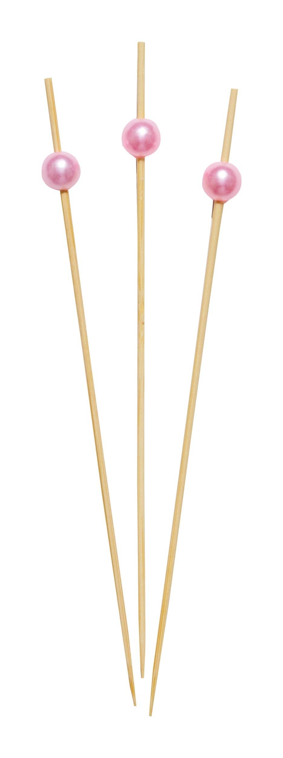 Pearl Pink 6 Inch Wood Party Pick/30pk