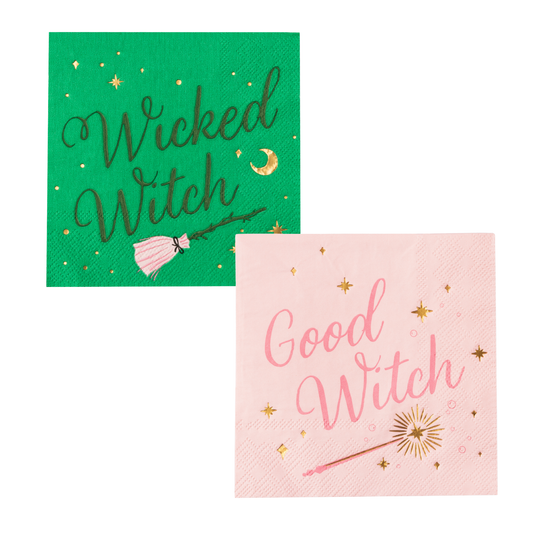 GOOD & WICKED WITCH COCKTAIL NAPKINS - Wicked
