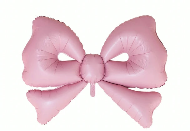 50" Bow Pink Mylar Balloon