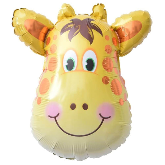 18" Giraffe Head Mylar Balloon