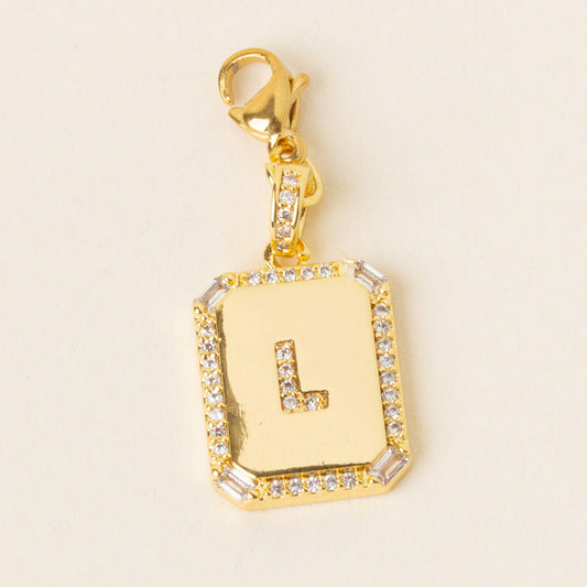 The Darling Effect - Jewelry Charm Initial Letter Gold-L