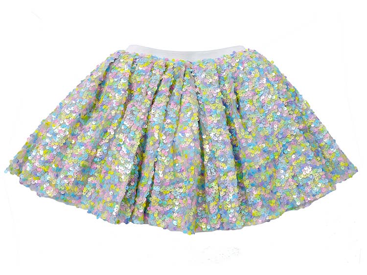 Green Pretty Pastel Sequin Tutu: 1-2 year