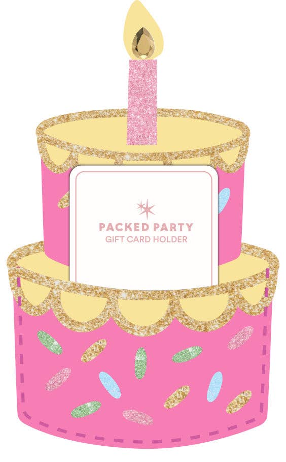 Birthday Cake Gift Card Holder