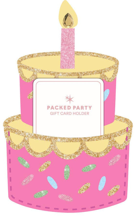 Birthday Cake Gift Card Holder