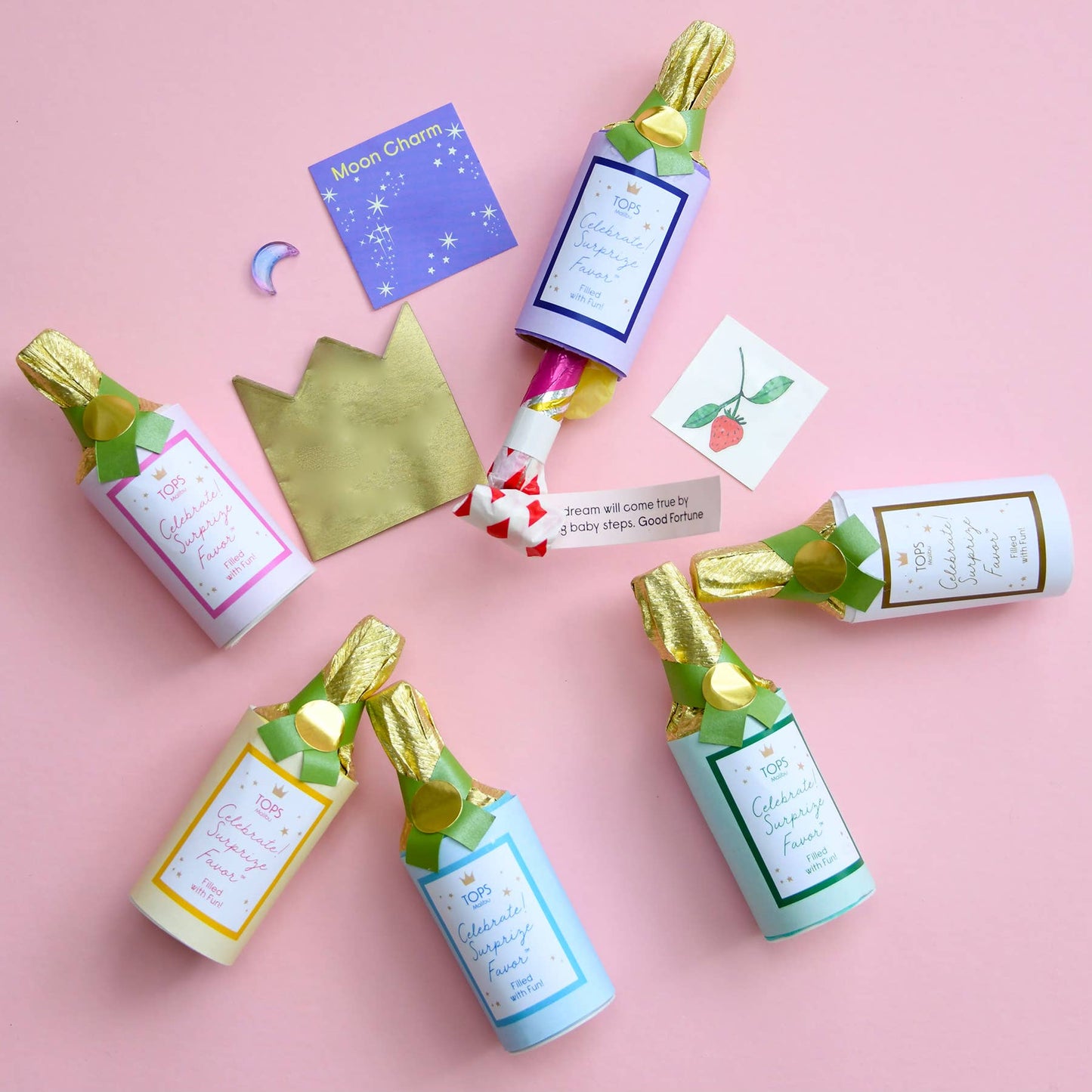 Tabletop Surprise - Celebrate - Champagne Bottle - Asst Clrs