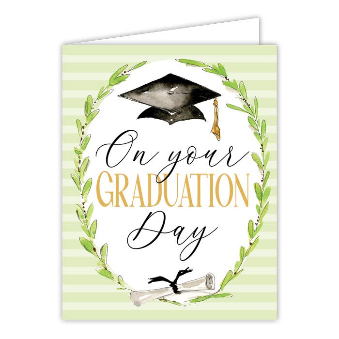 On Your Graduation Day Cap And Diploma Greeting Card