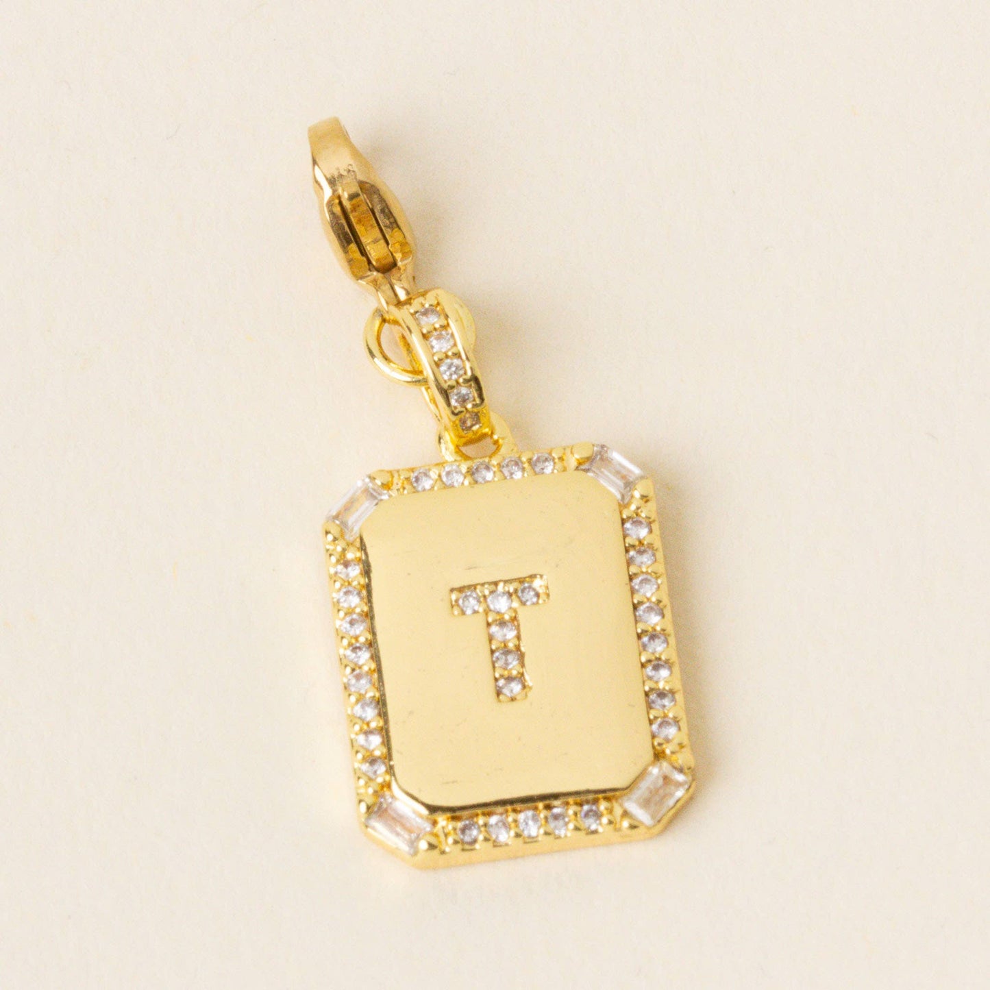 The Darling Effect - Jewelry Charm Initial Letter Gold-T