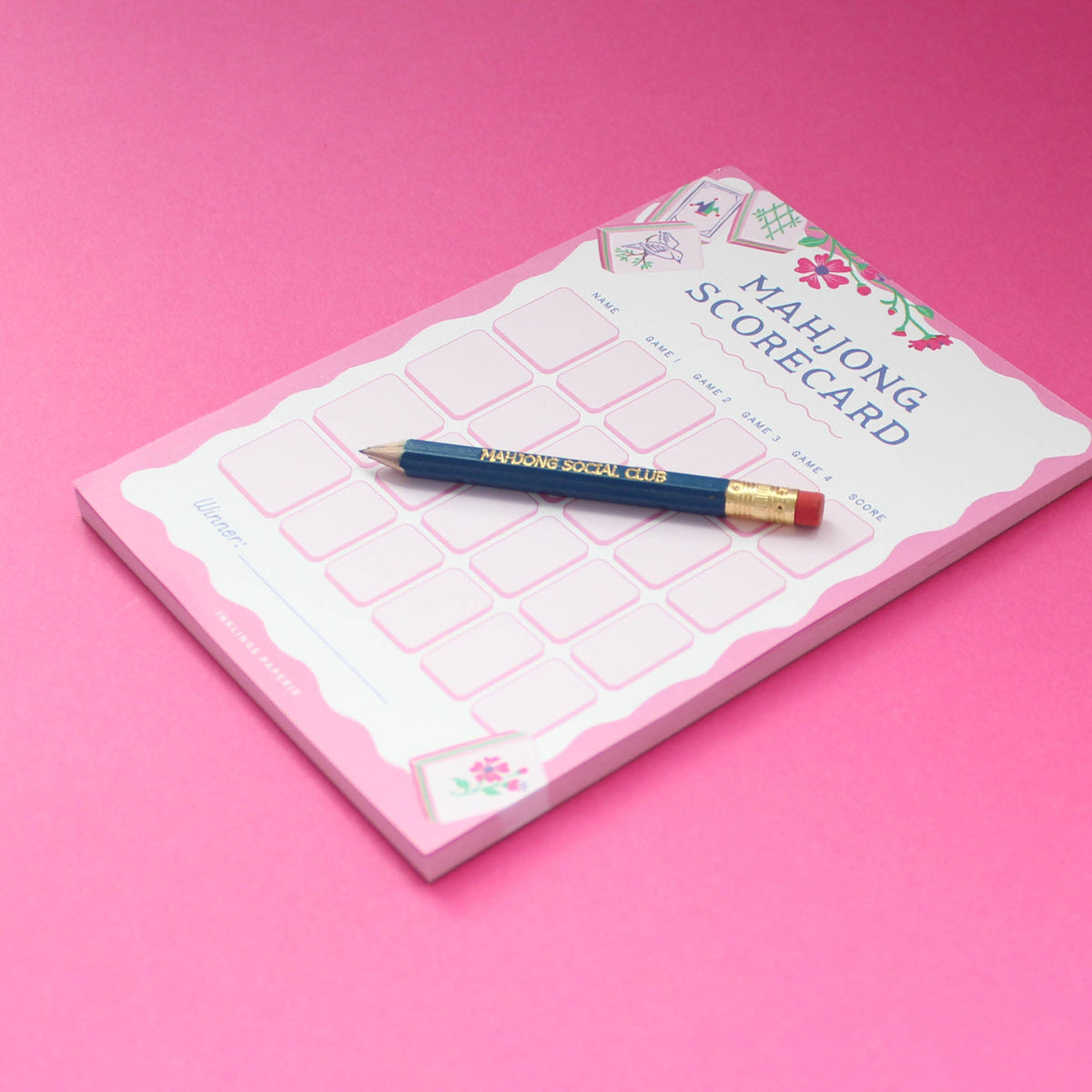 Inklings Paperie - Mahjong Scorecard Notepad