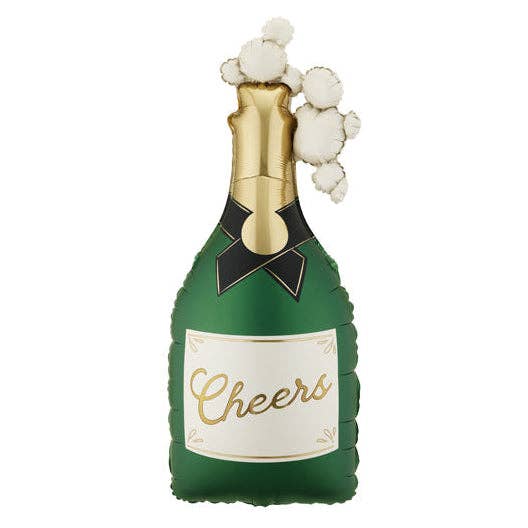Champagne Foil Balloon 36 in. PartyDeco USA