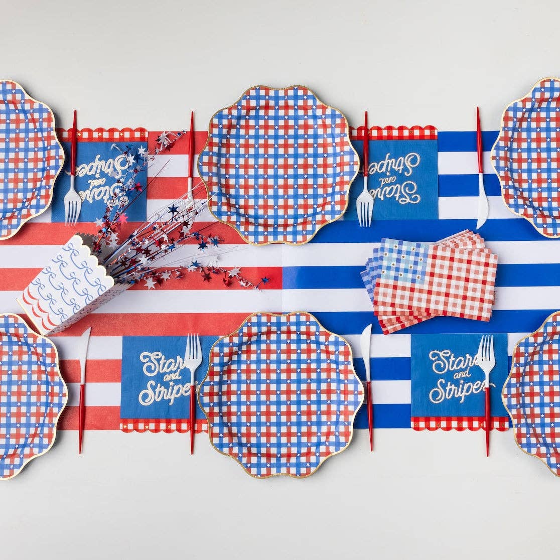 STARS AND STRIPES LARGE NAPKINS