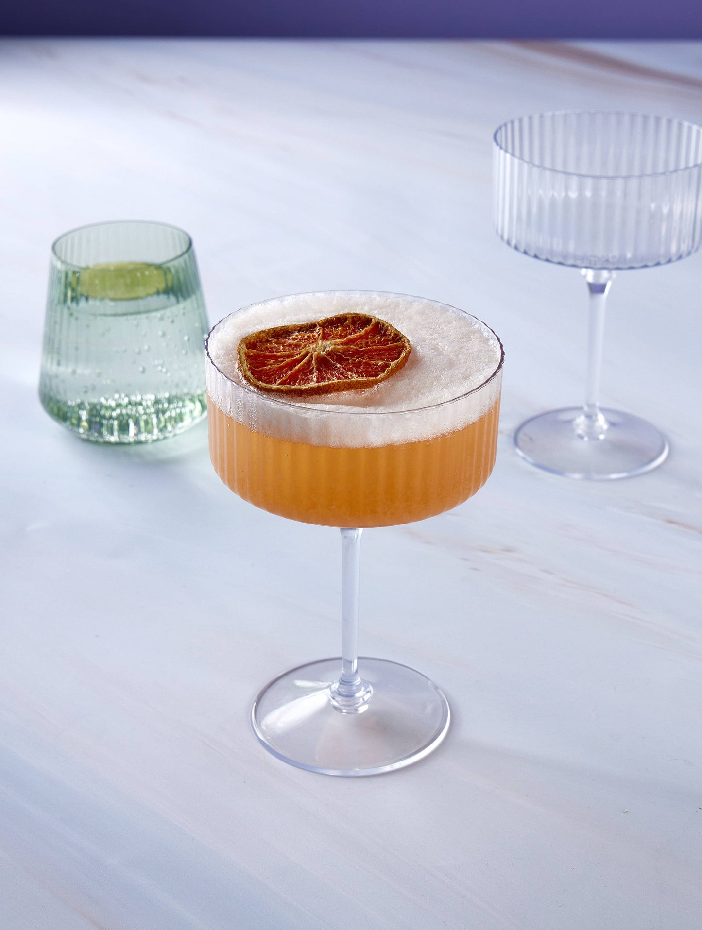 Upscale RIBBED Clear 12 Oz. Plastic Champagne/Dessert Cups | 8 Cups