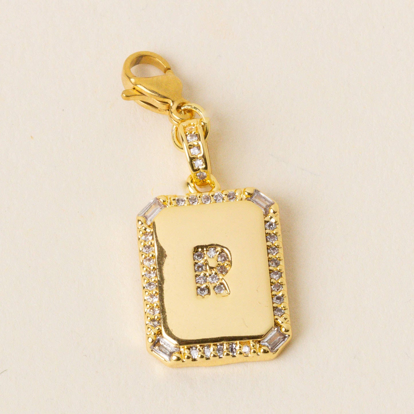 The Darling Effect - Jewelry Charm Initial Letter Gold-R