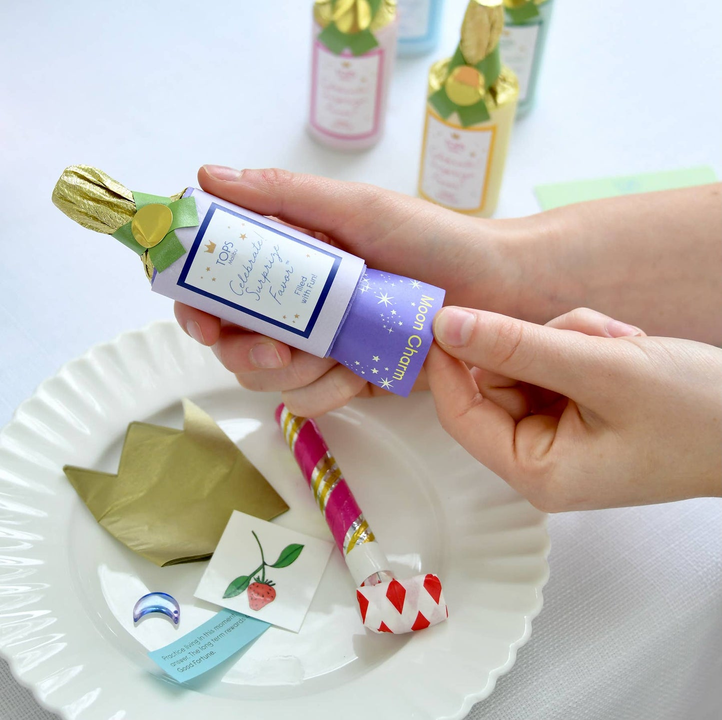 Tabletop Surprise - Celebrate - Champagne Bottle - Asst Clrs
